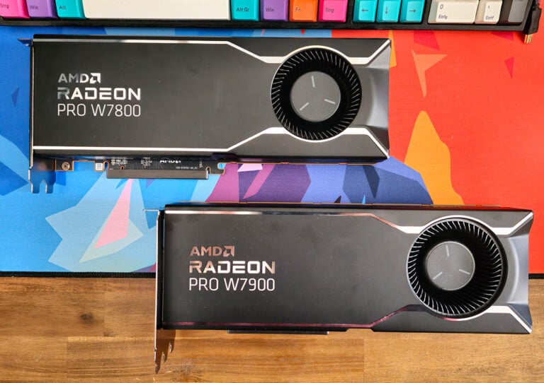 AMD Radeon Pro W7900 W7800 Review The Most Important Workstation GPU