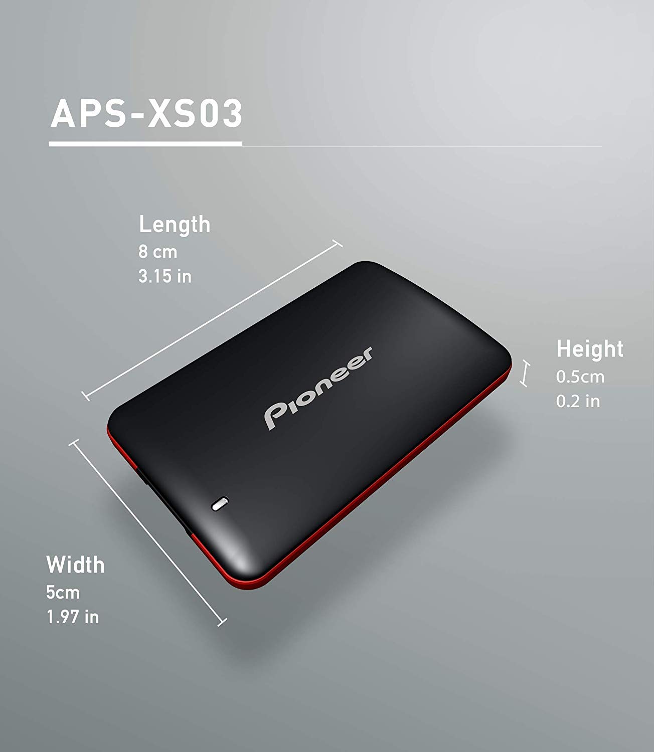 Pioneer 3D NAND external SSD