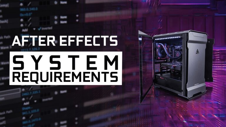 adobe after effects system requirements