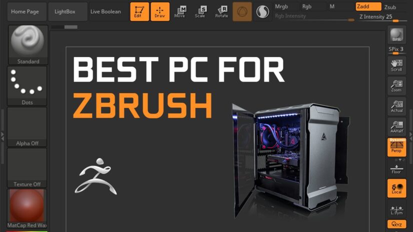 computer build for zbrush