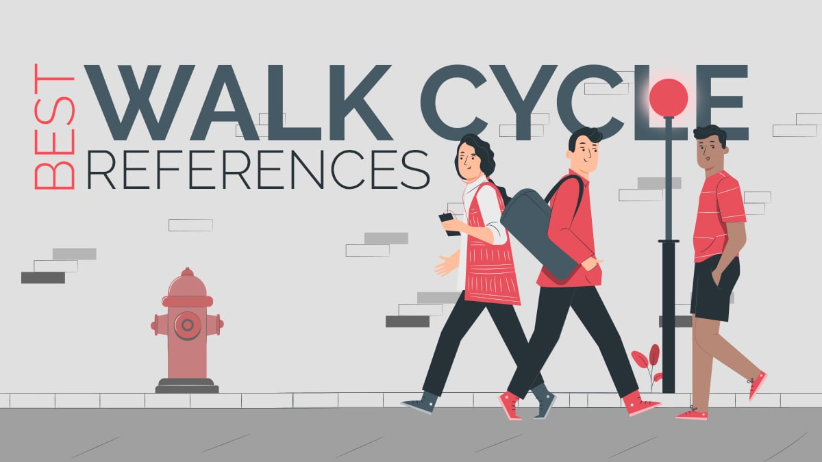 walk cycle animation front