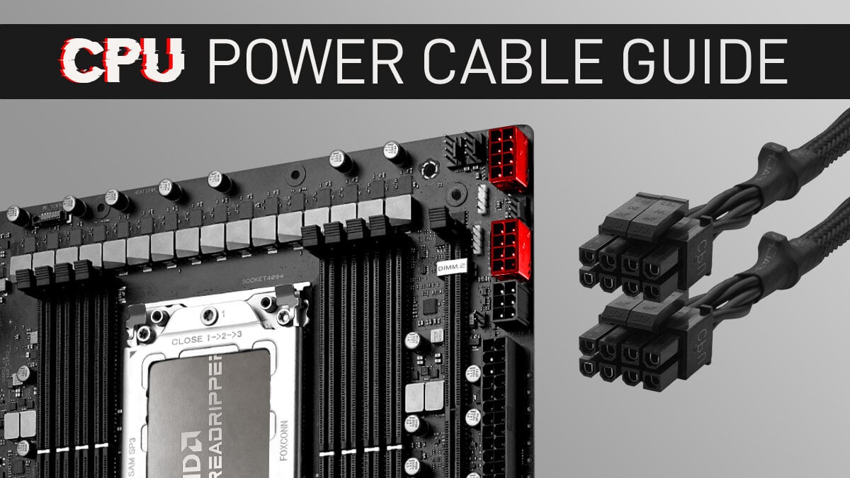 power connectors on motherboard